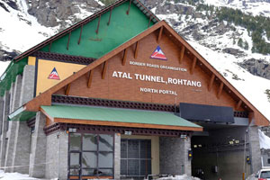 Manali to Atal Tunnel and Sissu Tempo Traveller