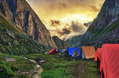Lahaul Valley from Hampta Pass